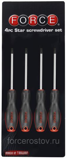 2044 Набор отверток торкс Т6, Т7, Т8, Т9 (жало 100 мм) 4пр.